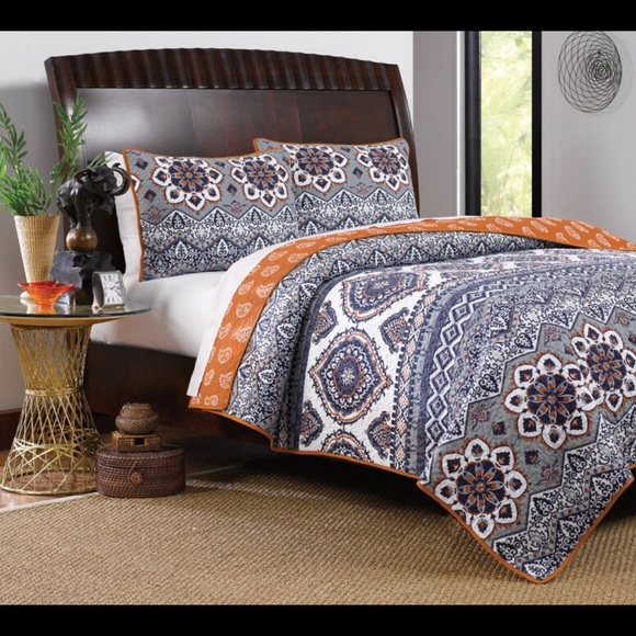 Greenland Home Fashions Other - Bovina Reversible Quilt Set Full/Queen